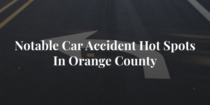 Common locations for car accidents in Orange County