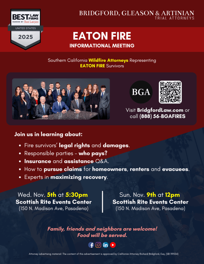 Bridgford Law - Eaton Fire Town Hall 11.5 & 11.9