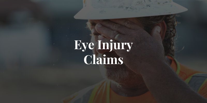 California eye injury claims